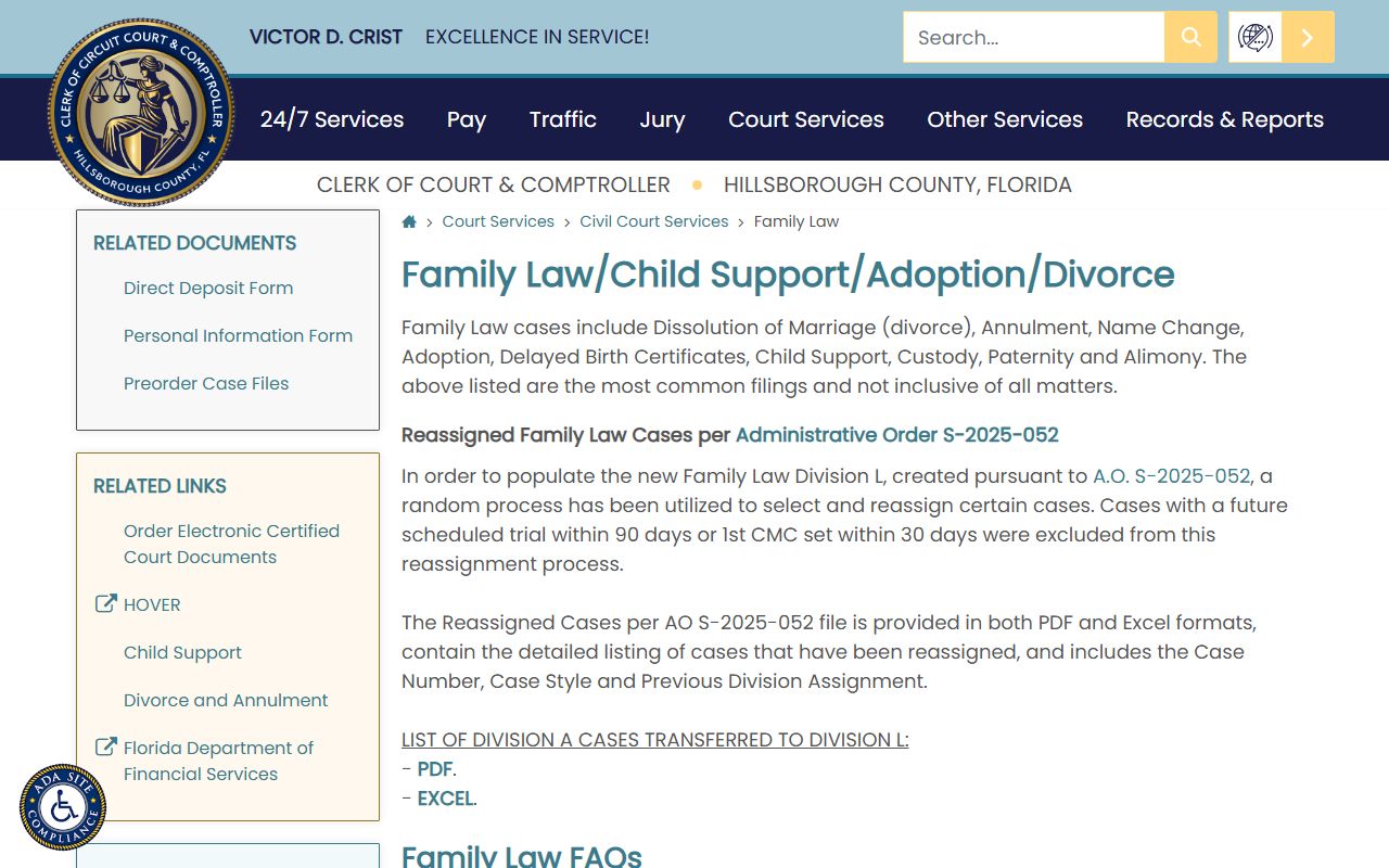 Brandon family law resources and court information