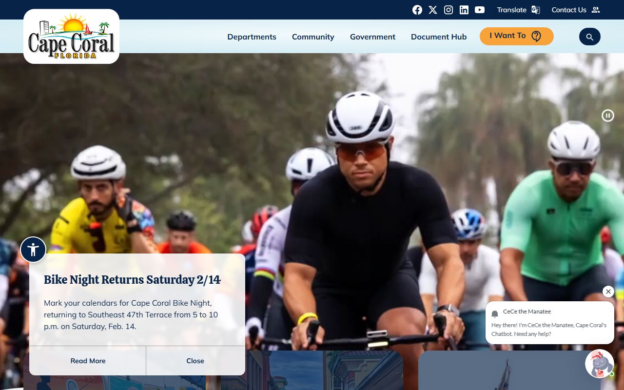 City of Cape Coral municipal building and government offices