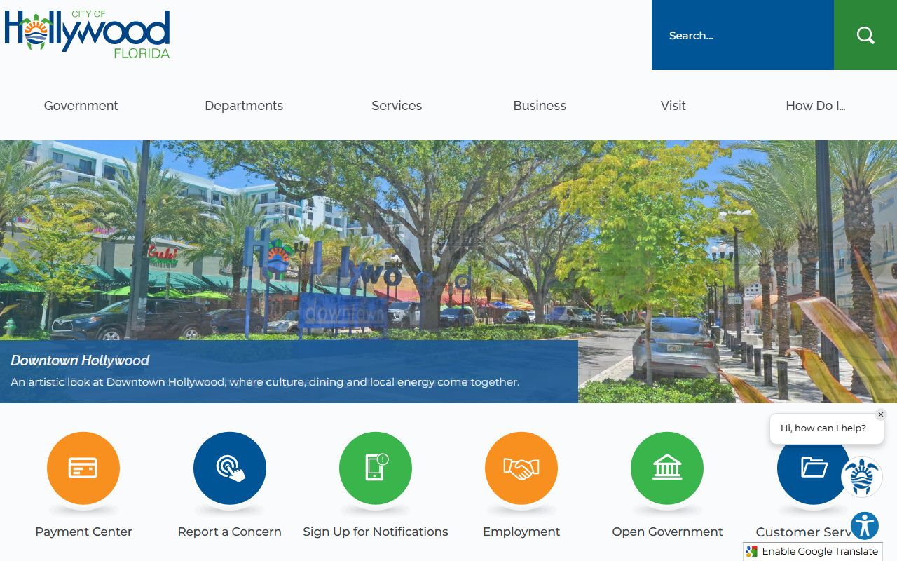 City of Hollywood resources for family court records