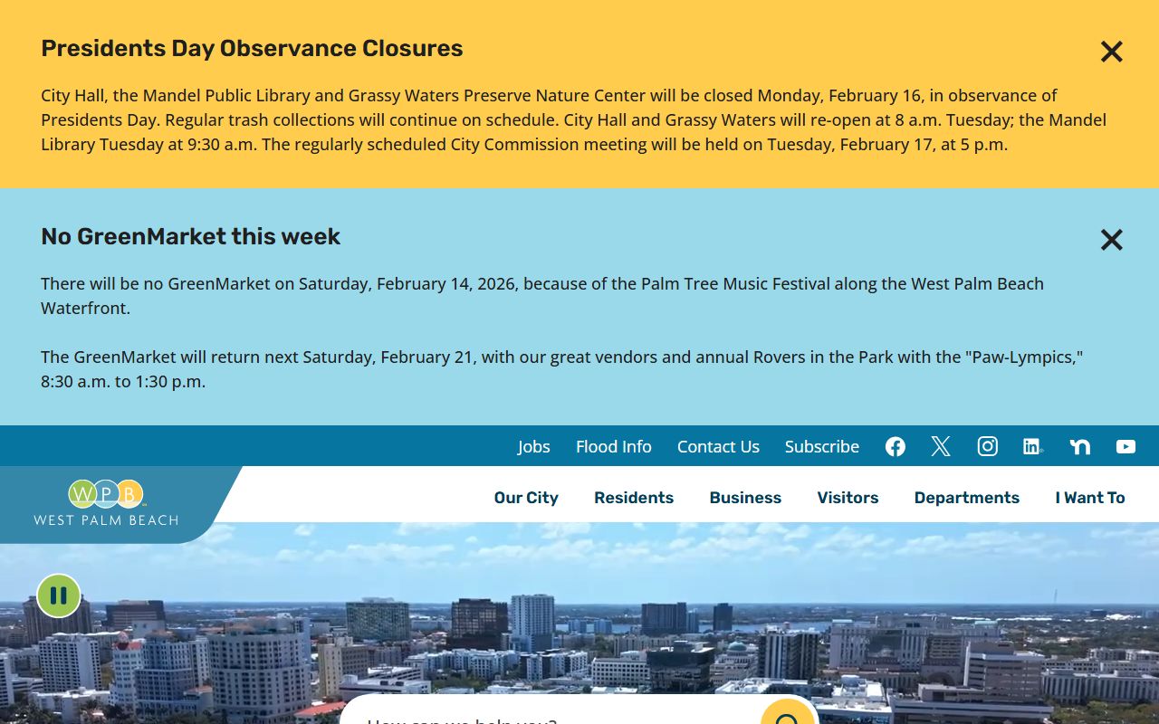 City of West Palm Beach for family court records access