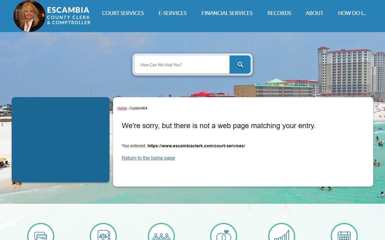 Escambia County family court services