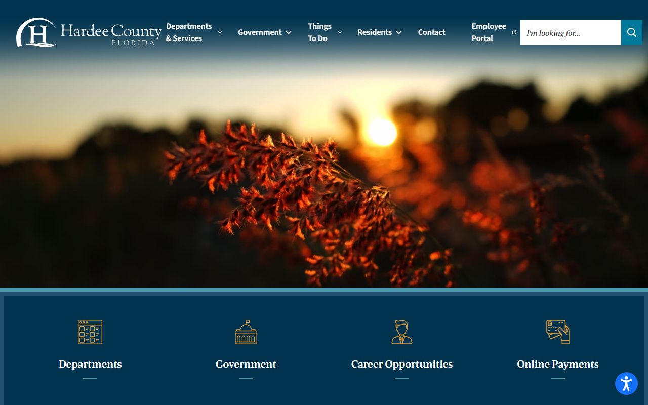Hardee County Clerk of Court website for family court records access