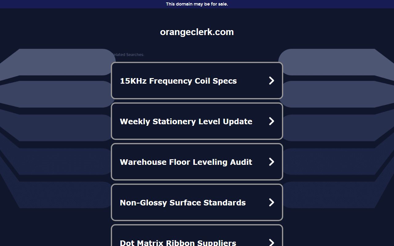 Orange County Clerk case search interface